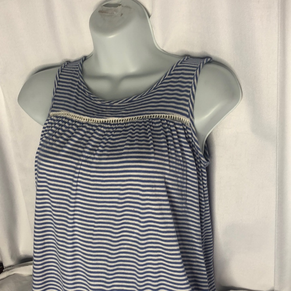 Paper Crane Stripped Blue & White Sleeveless dress size 12